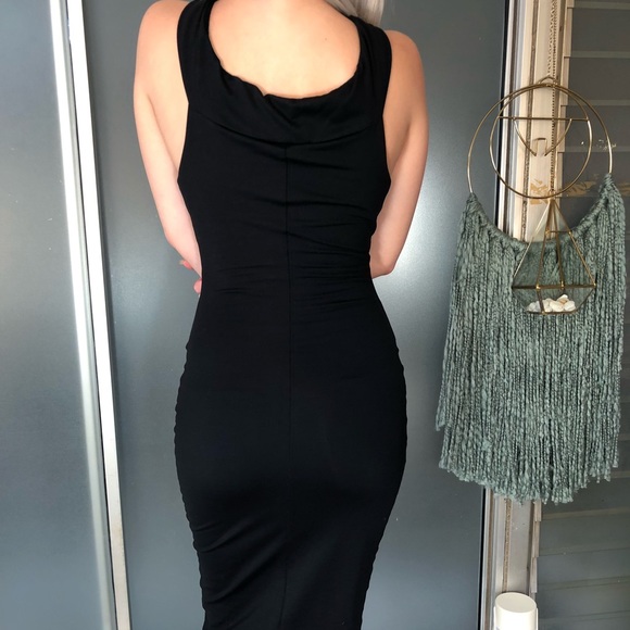 Bebe midi little black dress - Picture 3 of 3